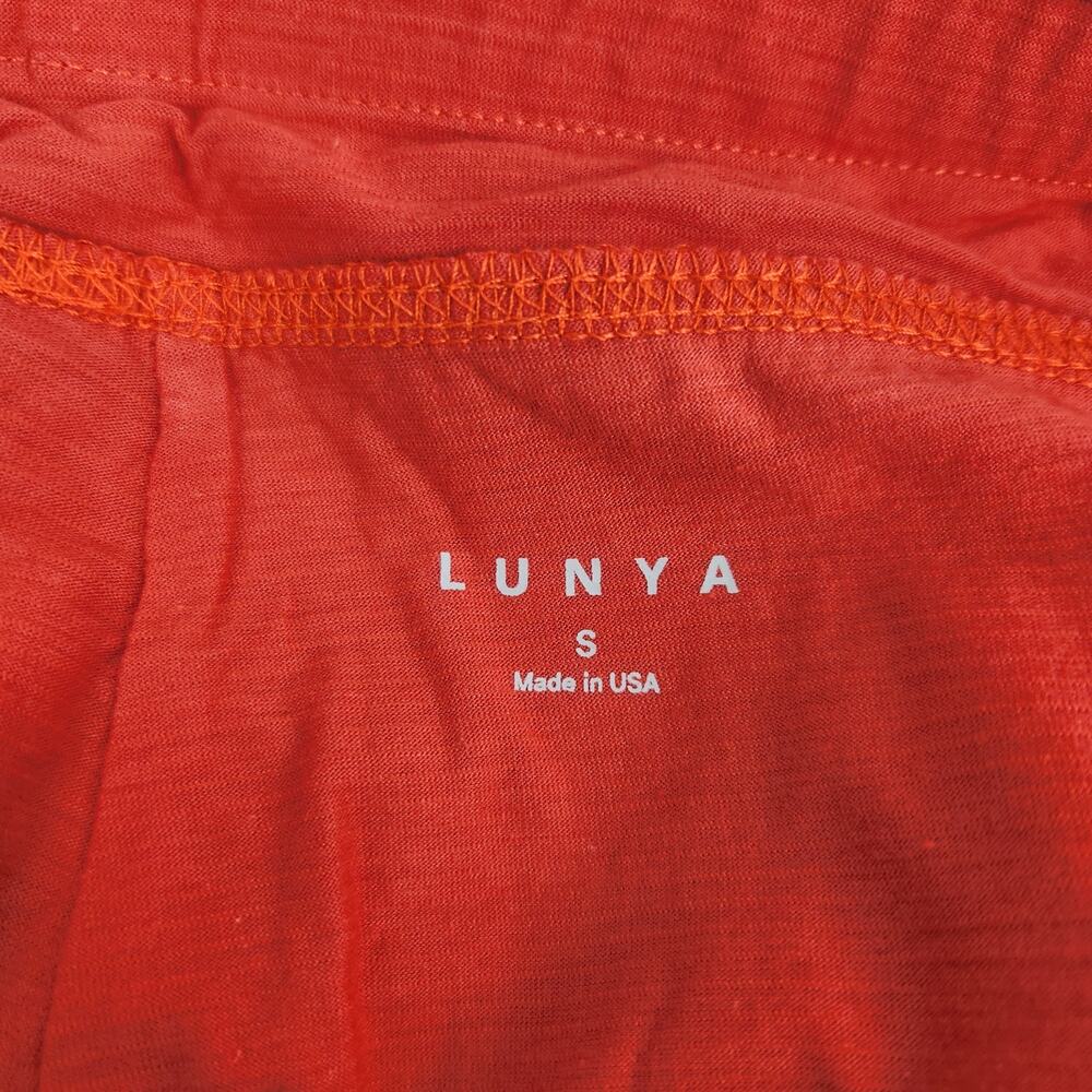 Lunya Cool Short in Red Size Small NWOT Loungewear Sleep - Picture 4 of 7